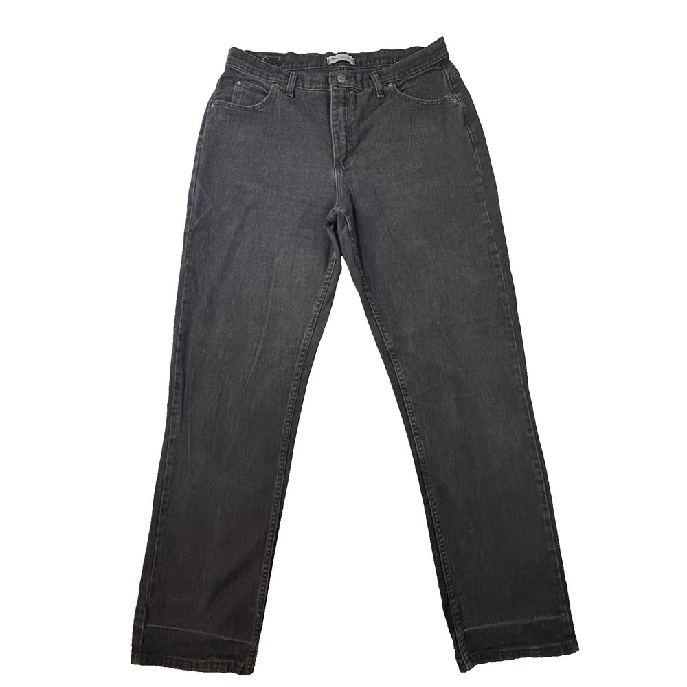 Riders by Lee Women's 16L (37x35)‎ Black Relaxed Straight Leg Jeans SEE DESC